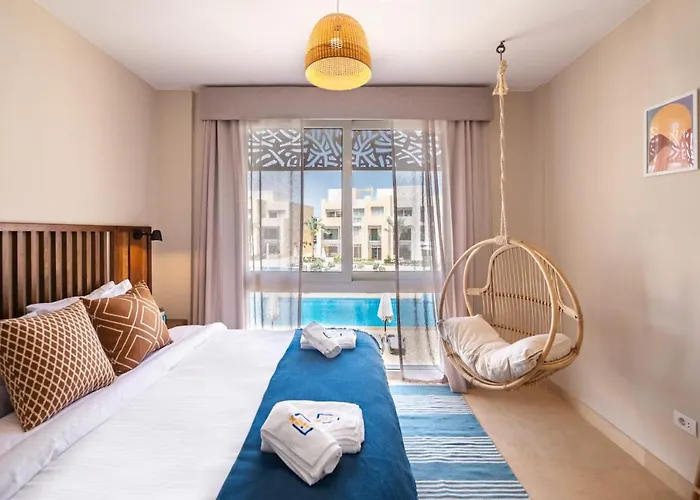 Epic & Exquisite 2 Bedroom W & Pool Mangroovy * Hurghada